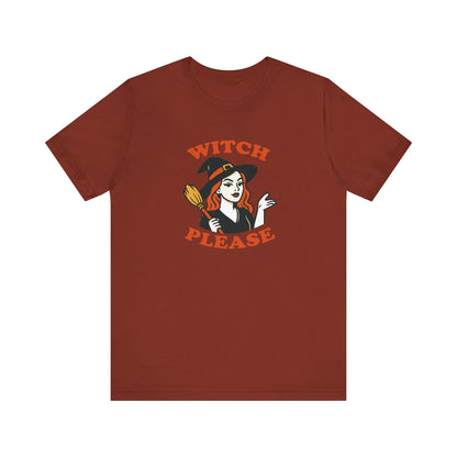 Witch Please Halloween Shirt – Sassy Retro Witch Graphic Tee for Funny Halloween Attitude
