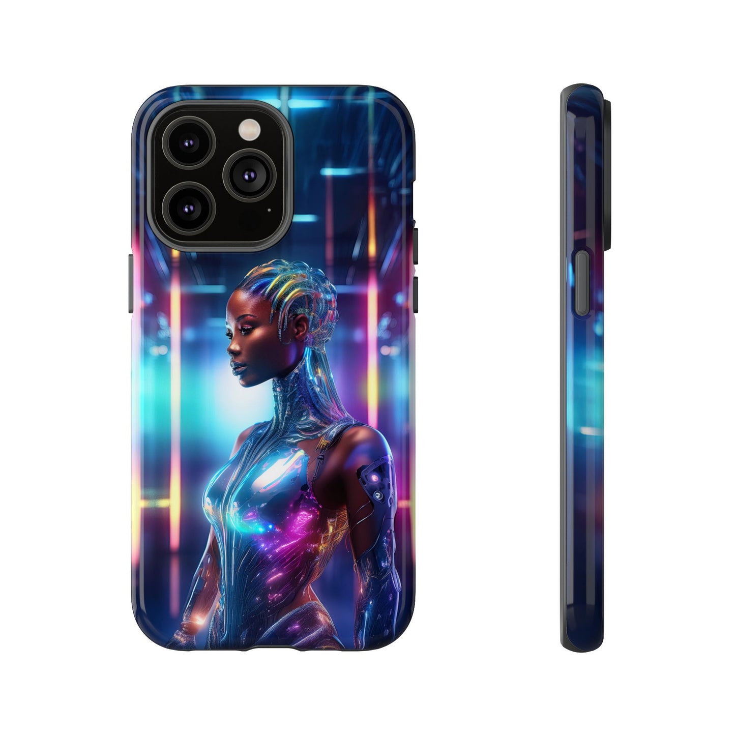 Futuristic Human Android Hybrid Cell Phone Case 014