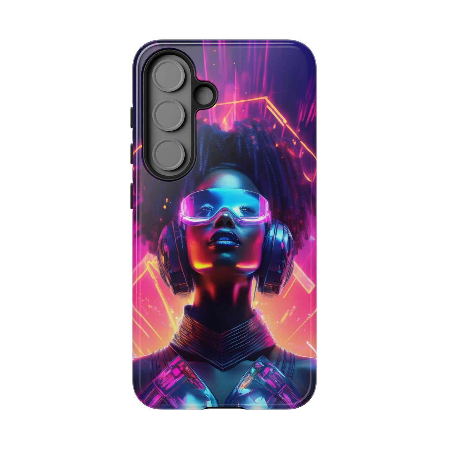 Futuristic Cyberpunk Female Cell Phone Case 030