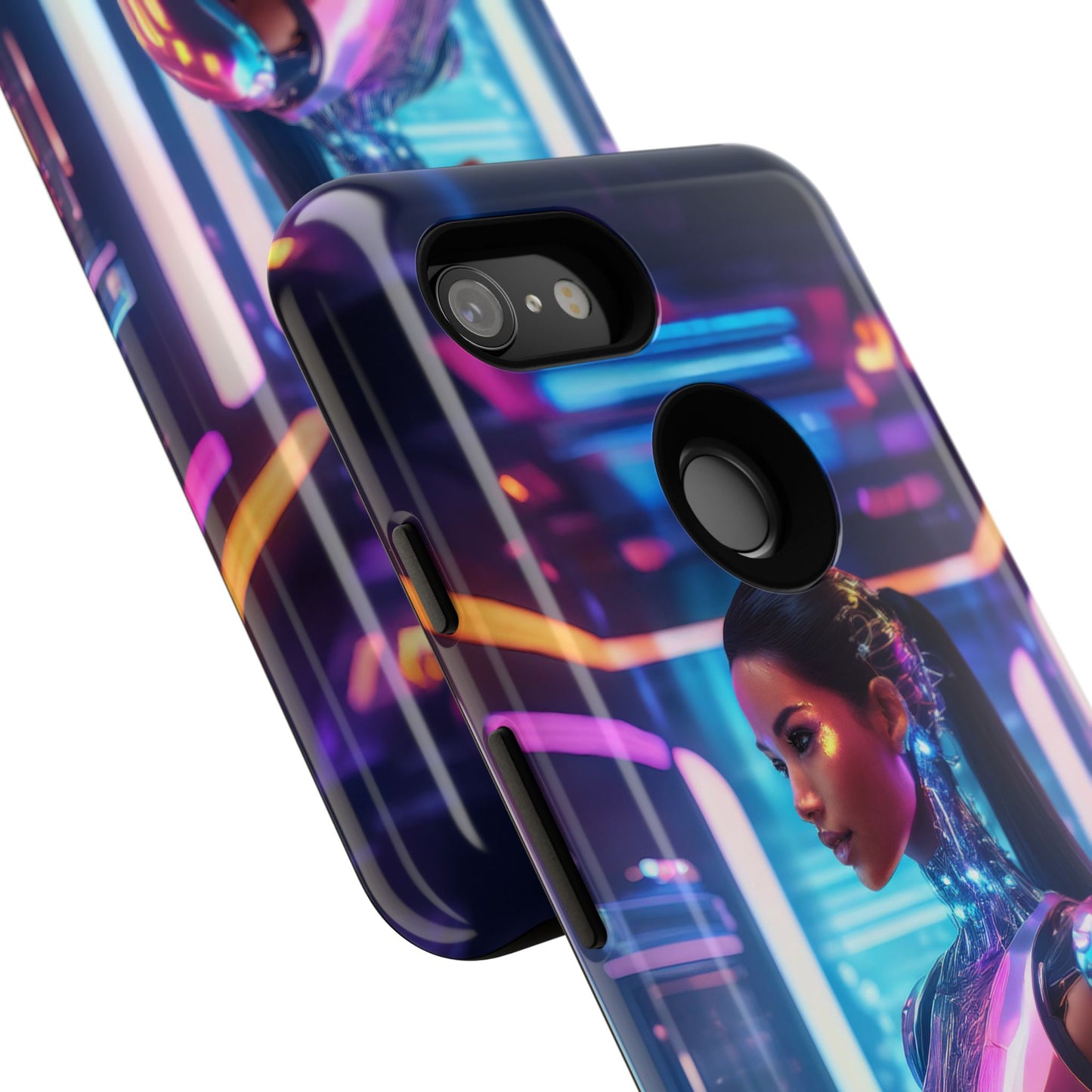 Futuristic Human Android Hybrid Cell Phone Case 016