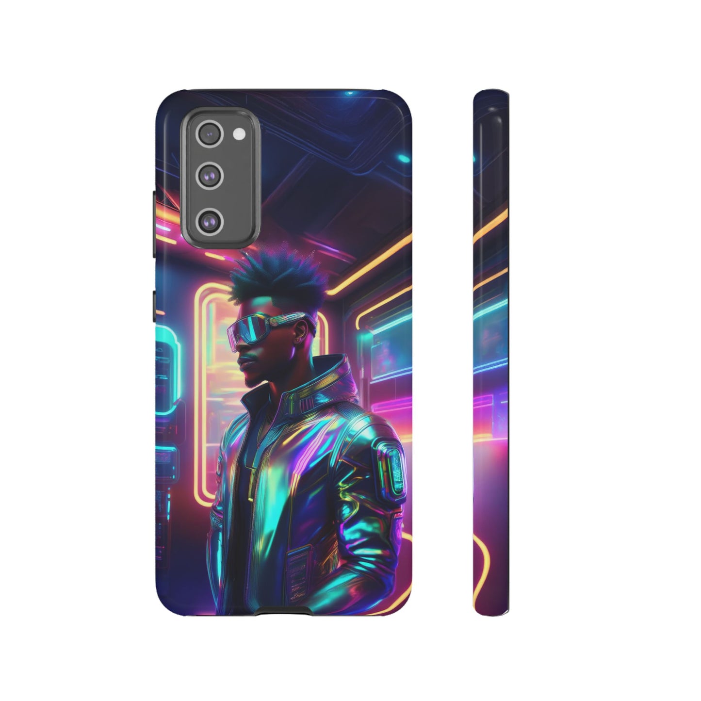 Futuristic Cyberpunk Male Cell Phone Case 004