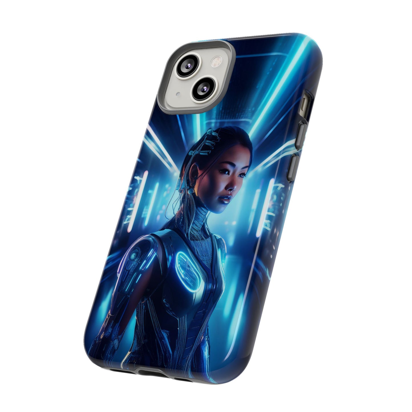 Futuristic Human Android Hybrid Cell Phone Case 004