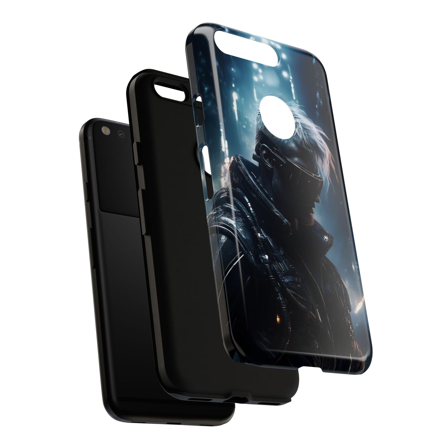 Futuristic Cyberpunk Male Cell Phone Case 025