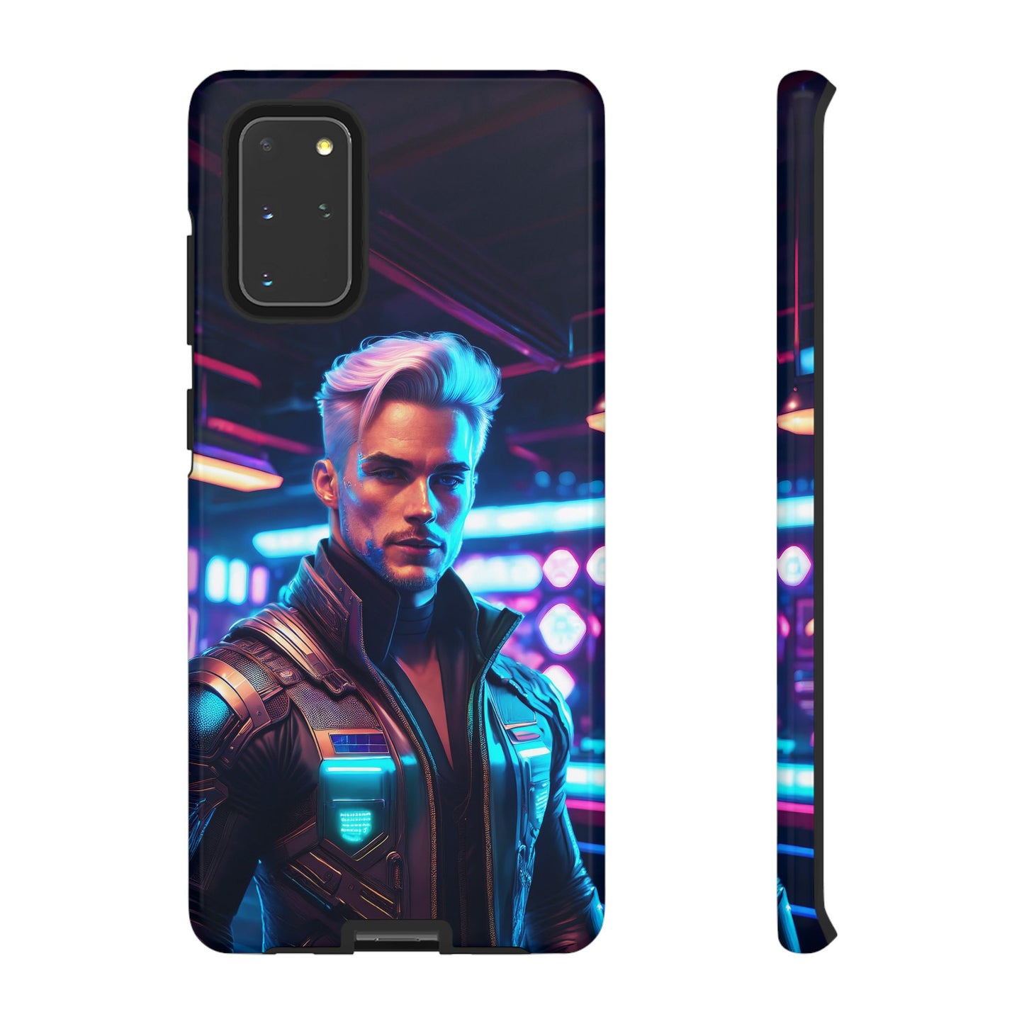 Futuristic Cyberpunk Male Cell Phone Case 008