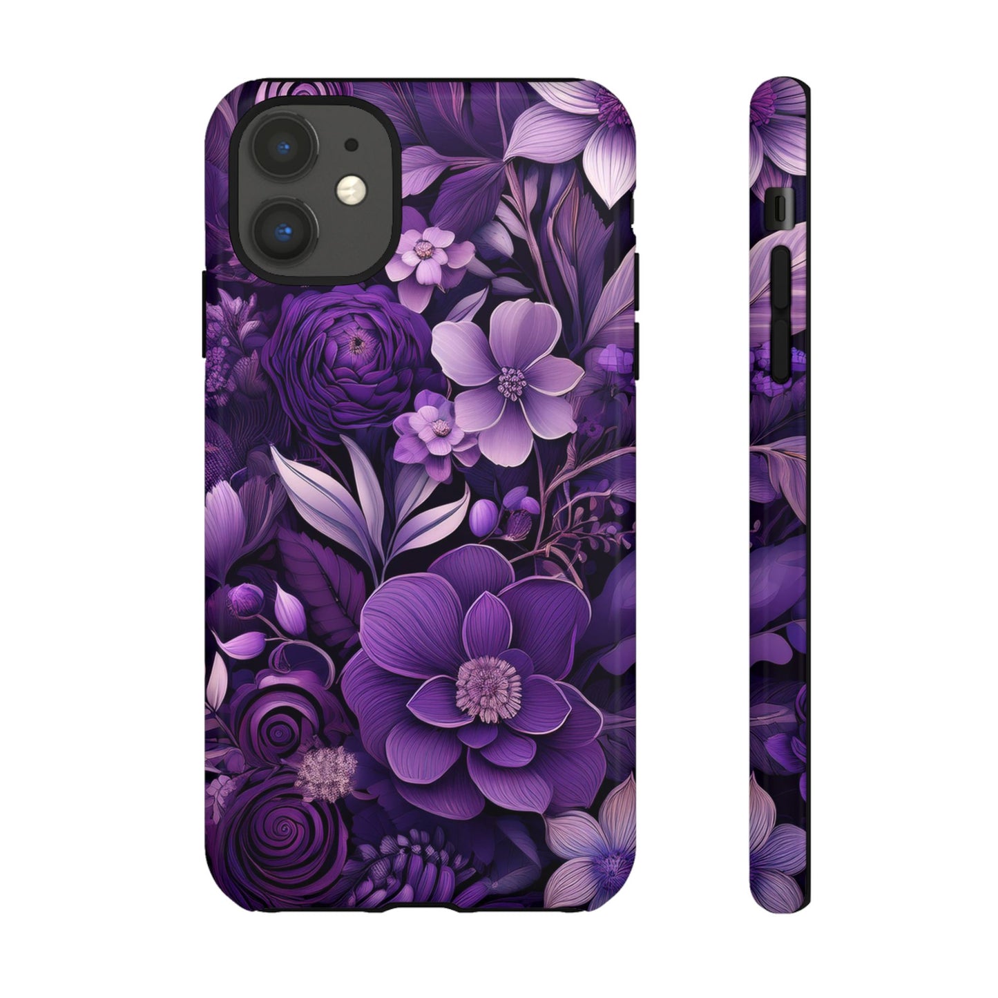 Purple Florals Tough Cases