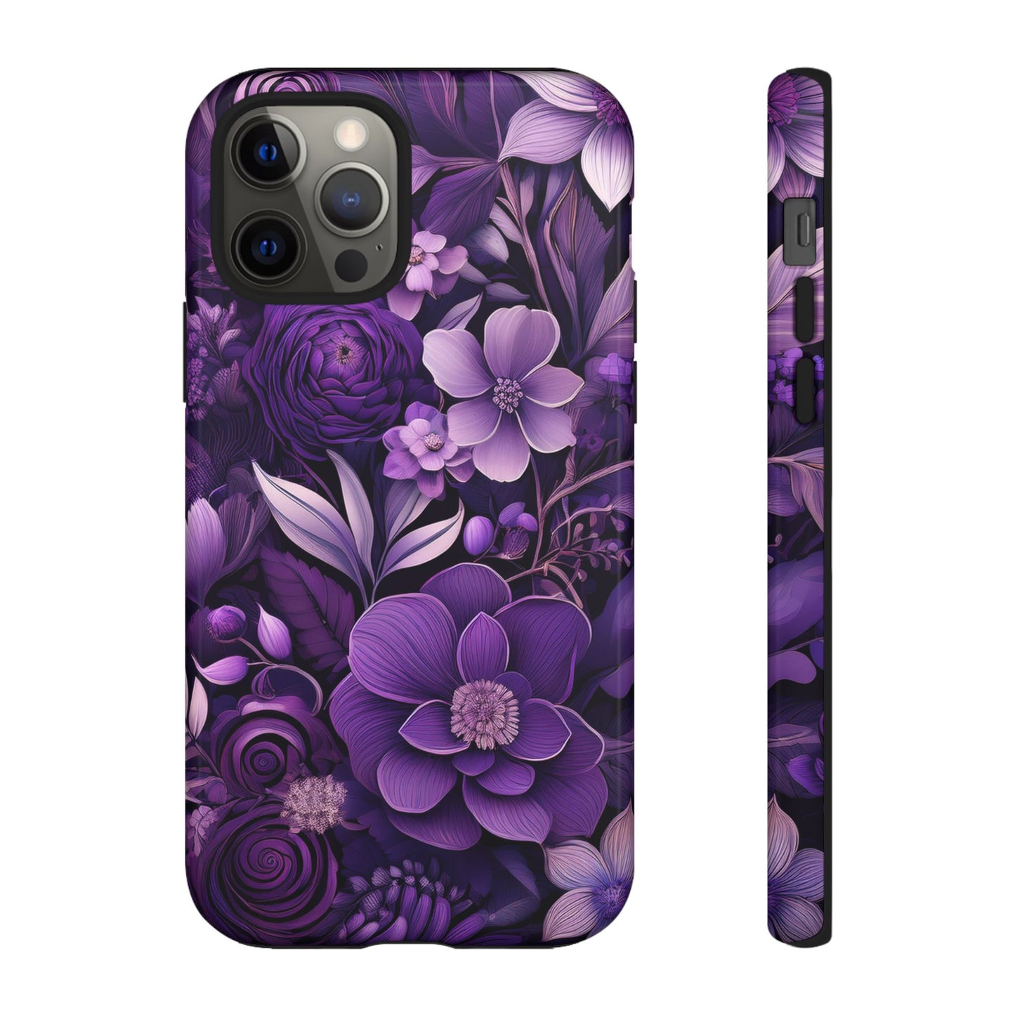 Purple Florals Tough Cases