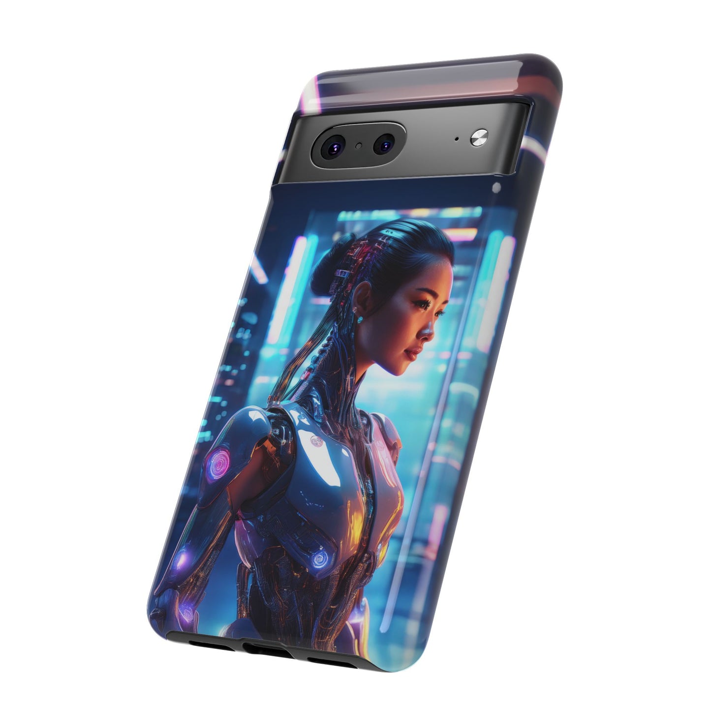 Futuristic Human Android Hybrid Cell Phone Case 013