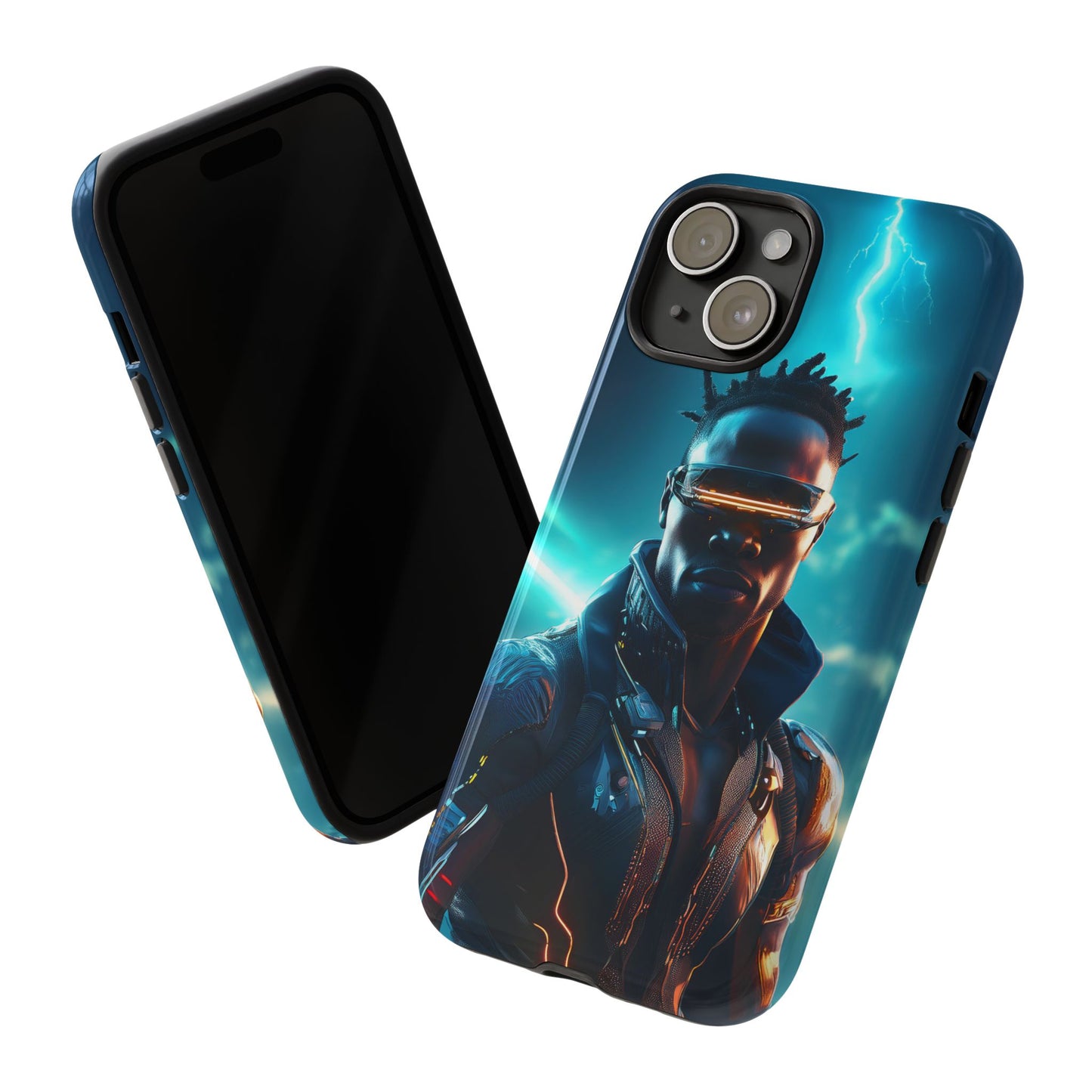 Futuristic Cyberpunk Male Cell Phone Case 014