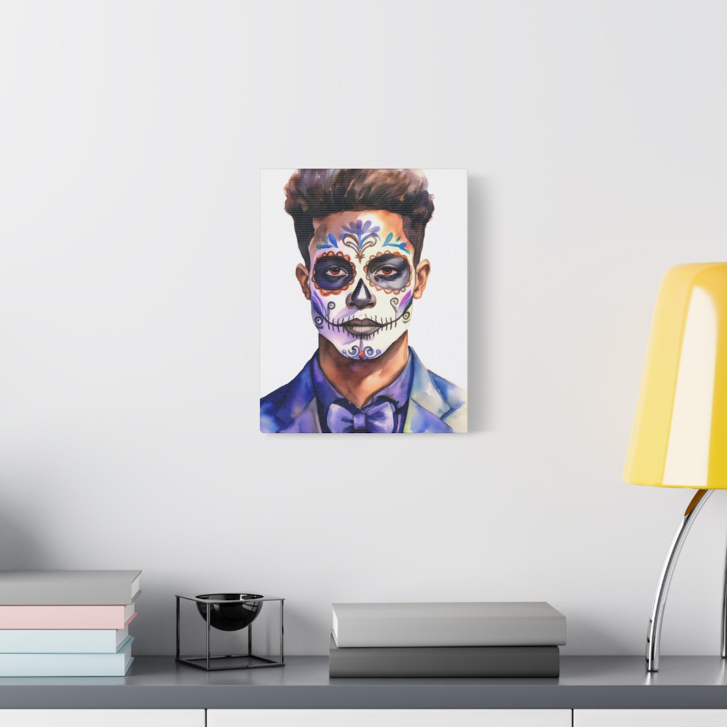 Dia de los Muertos Canvas Art | Day of the Dead - Stretched Matte Wall Decor 013