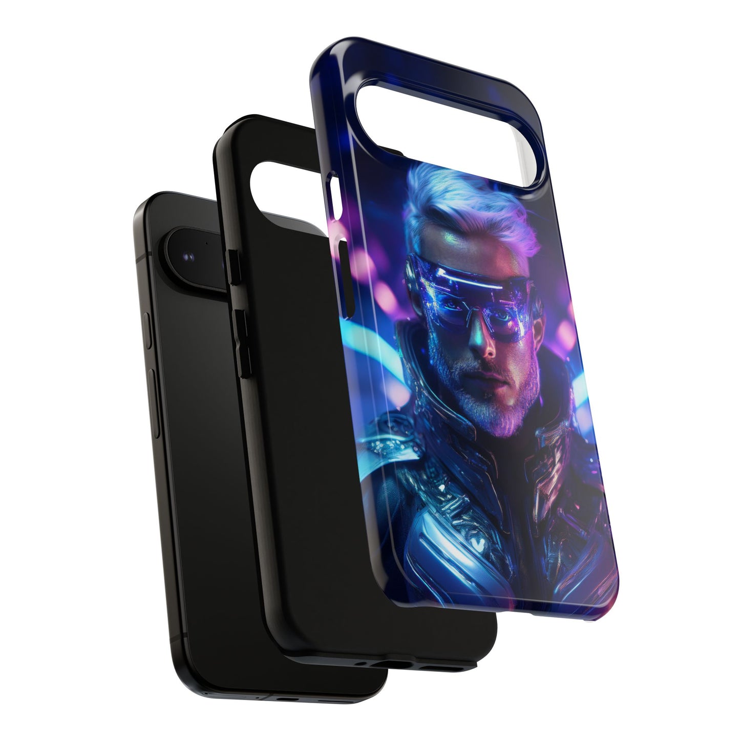 Futuristic Cyberpunk Male Cell Phone Case 020