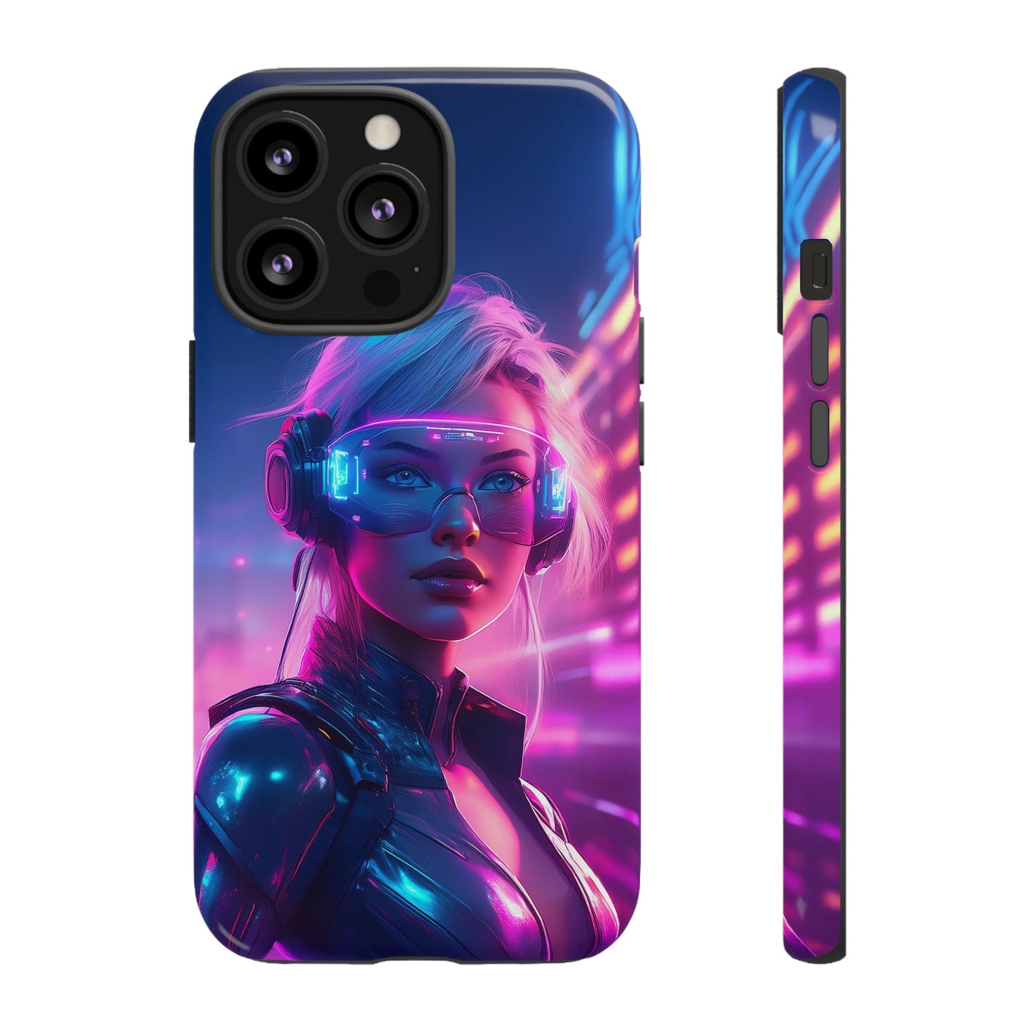 Futuristic Cyberpunk Female Cell Phone Case 029