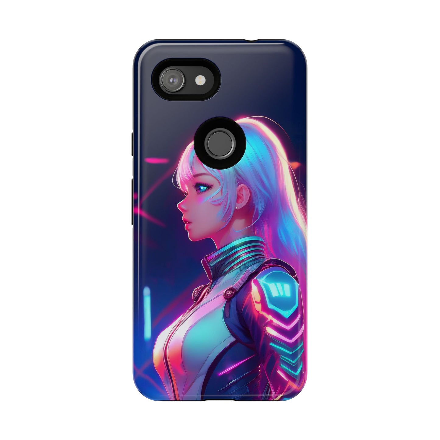 Futuristic Cyberpunk Female Cell Phone Case 009