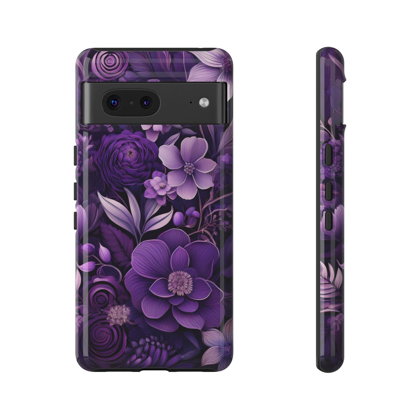 Purple Florals Tough Cases