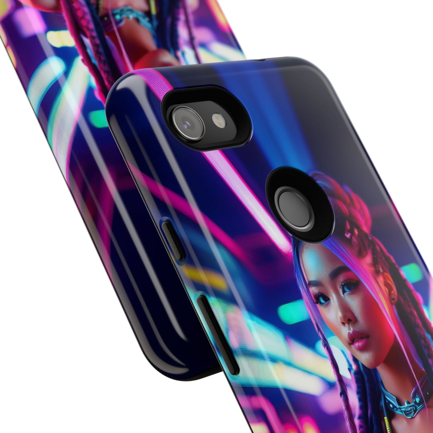 Futuristic Cyberpunk Female Cell Phone Case 008