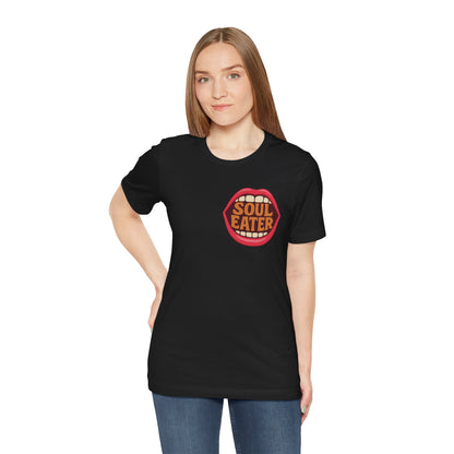 Colorful Design Soul Eater Shirt – Bold Funny Tee for Women Who Break Hearts and Don’t Apologize. Unisex Jersey Short Sleeve Tee