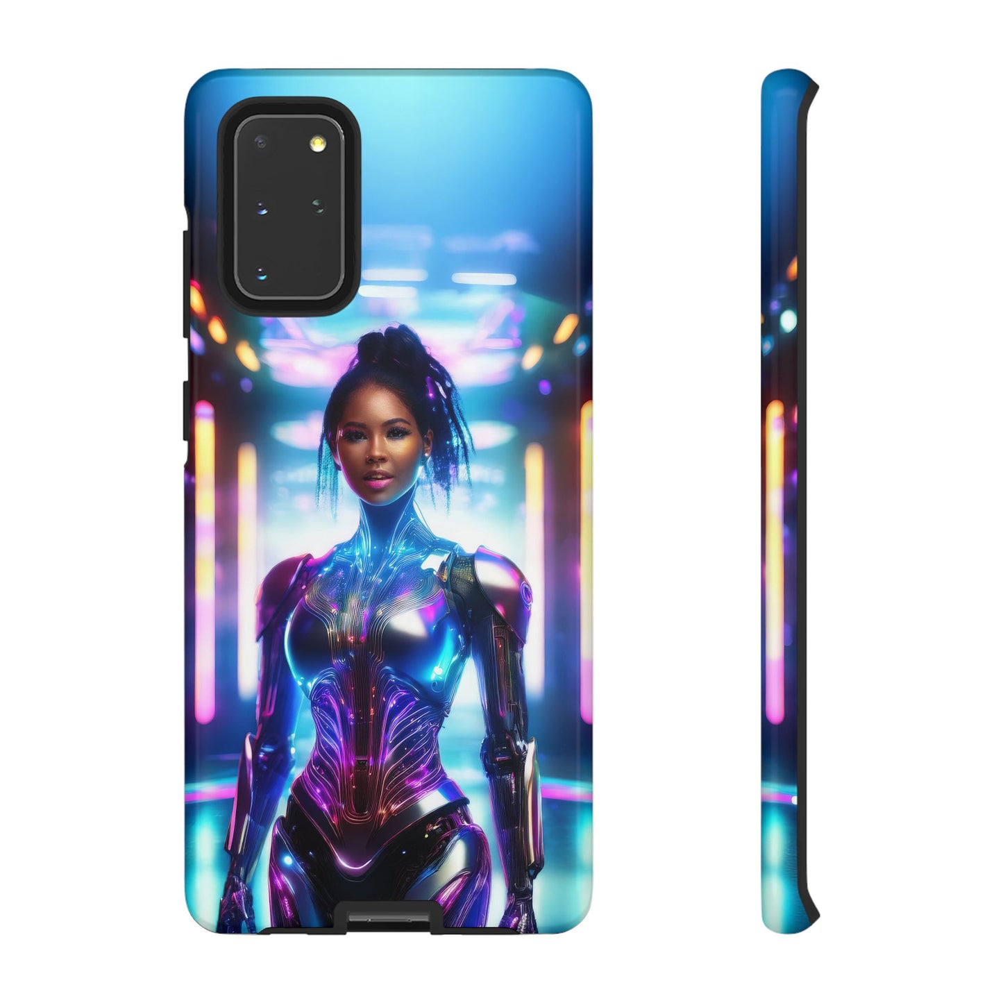 Futuristic Human Android Hybrid Cell Phone Case 009