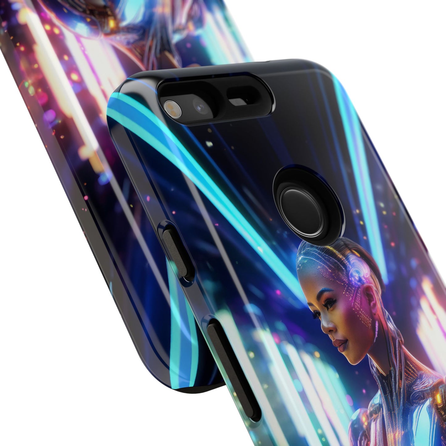 Futuristic Human Android Hybrid Cell Phone Case 010