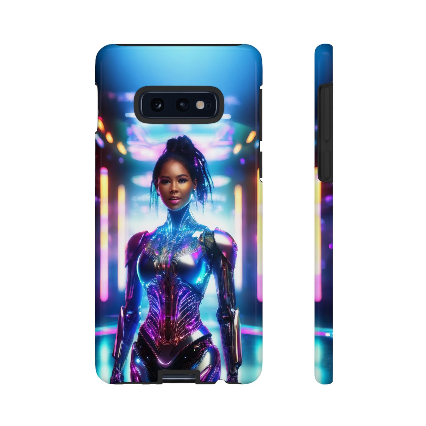 Futuristic Human Android Hybrid Cell Phone Case 009