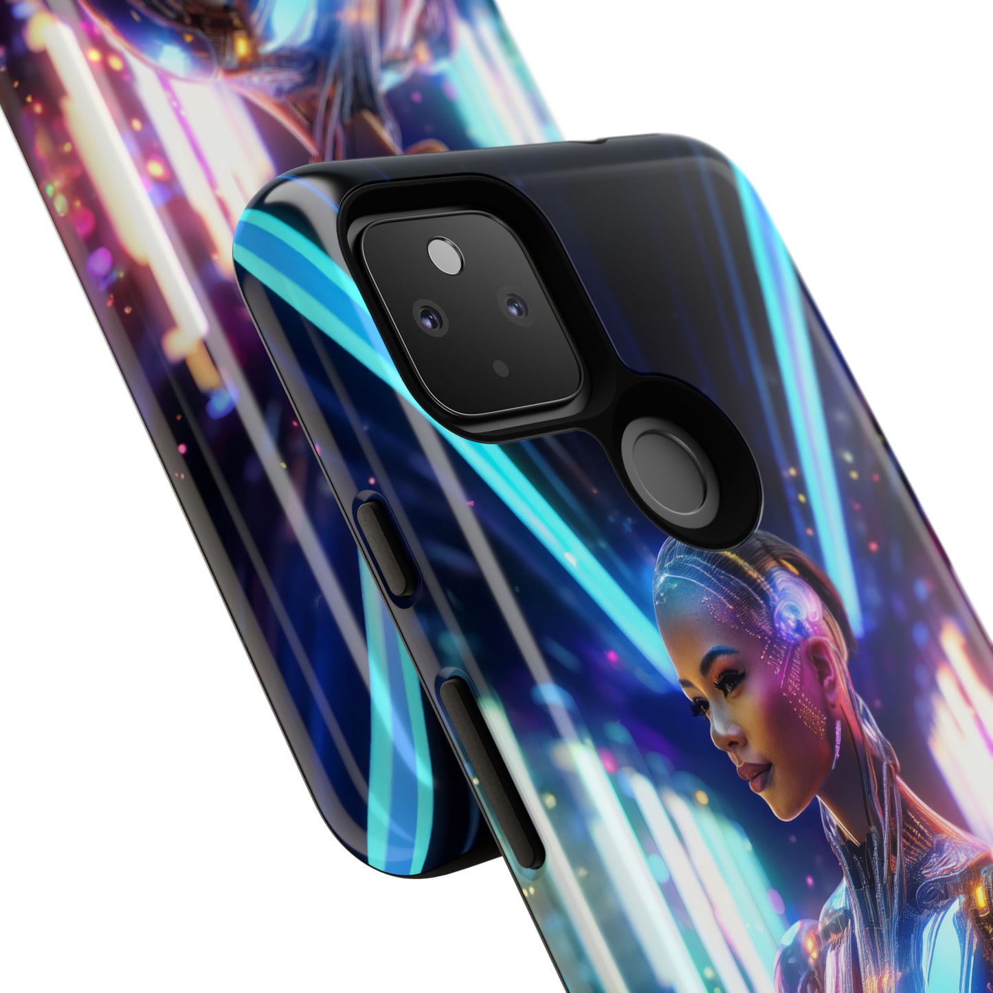 Futuristic Human Android Hybrid Cell Phone Case 010