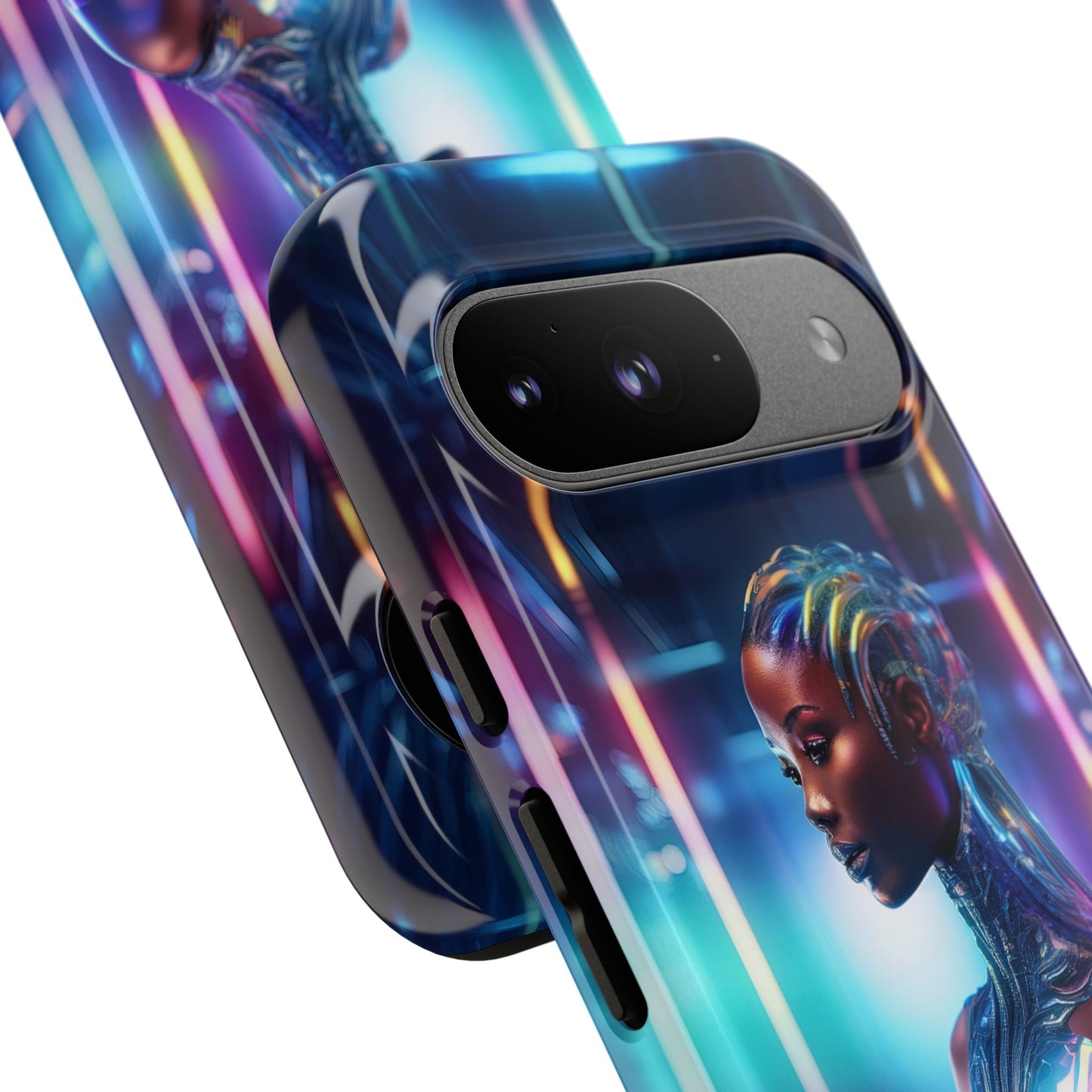 Futuristic Human Android Hybrid Cell Phone Case 014