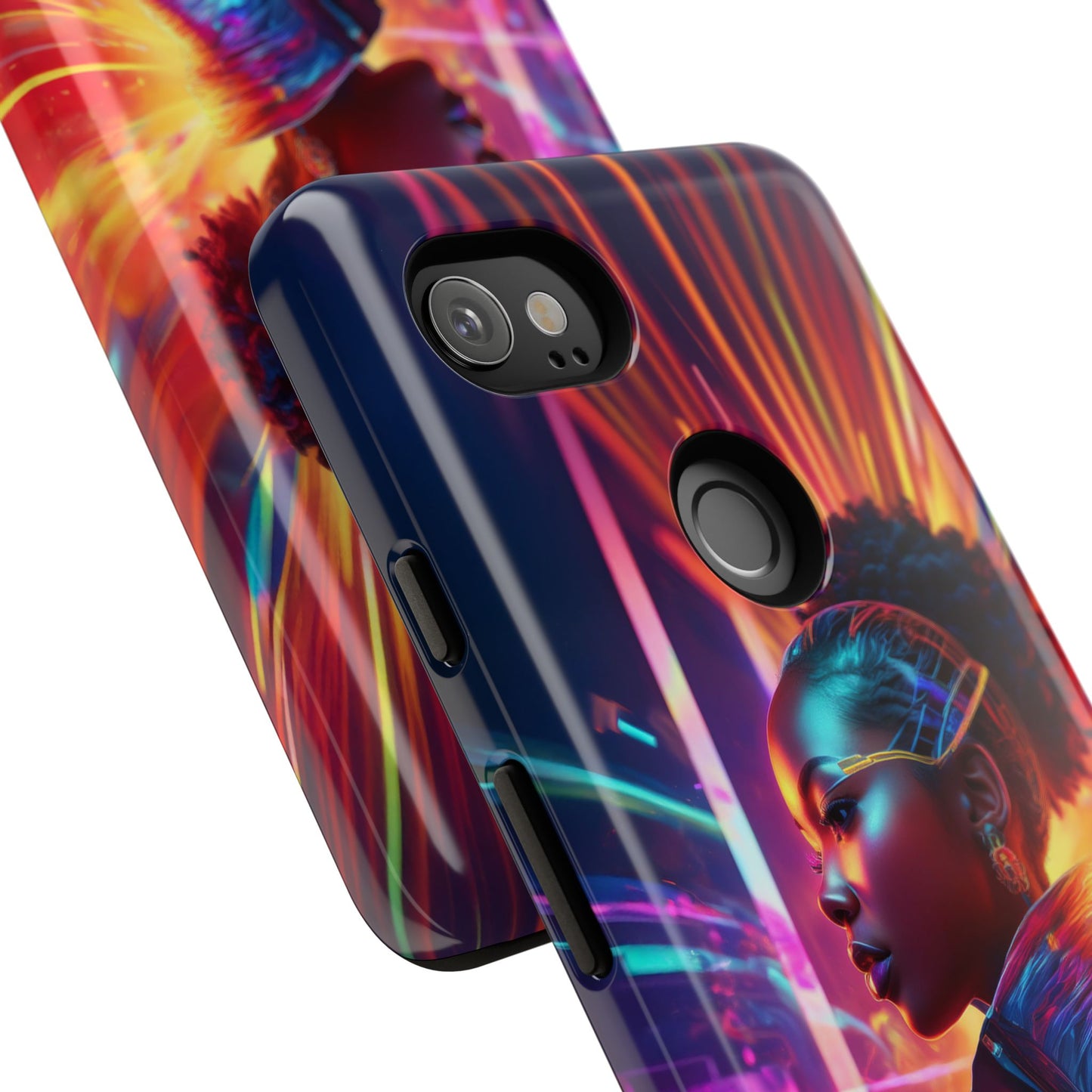 Futuristic Cyberpunk Female Cell Phone Case 001