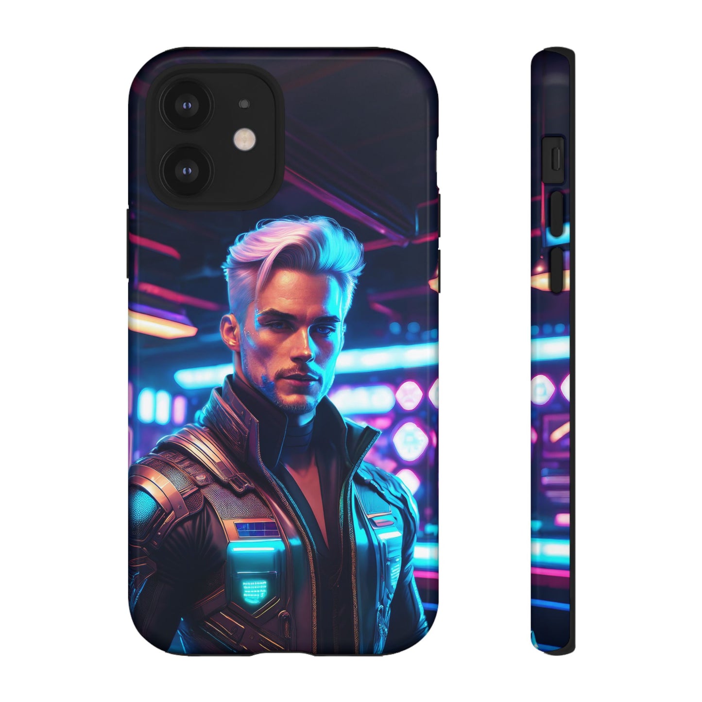 Futuristic Cyberpunk Male Cell Phone Case 008