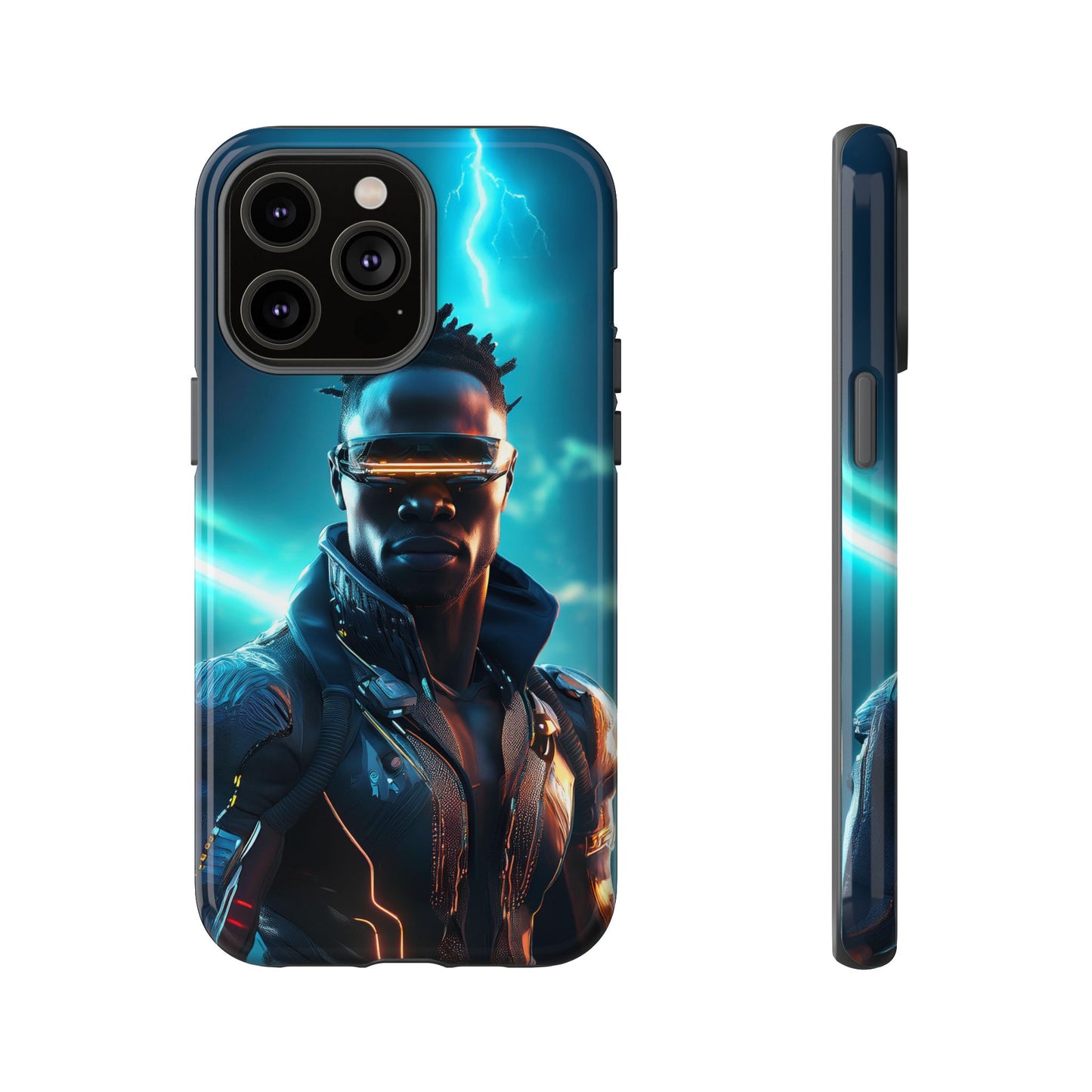 Futuristic Cyberpunk Male Cell Phone Case 014