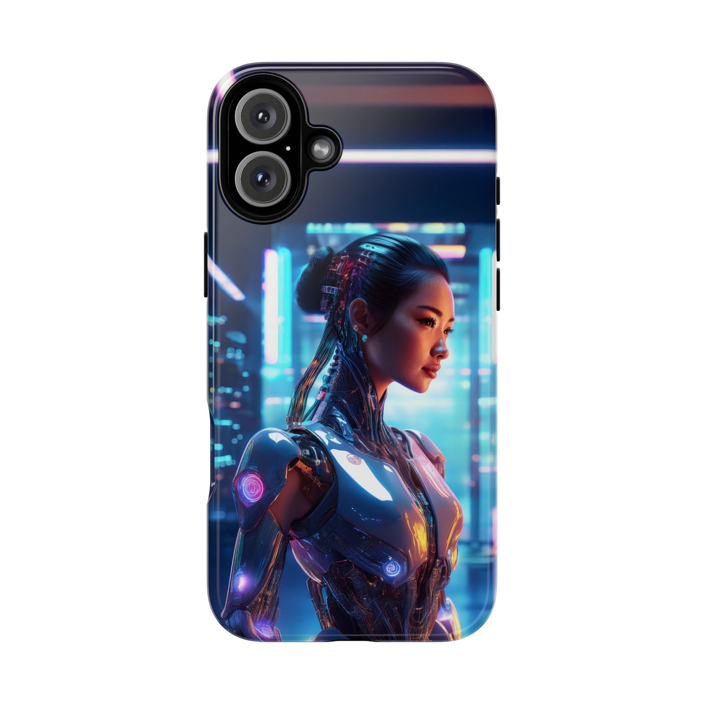 Futuristic Human Android Hybrid Cell Phone Case 013