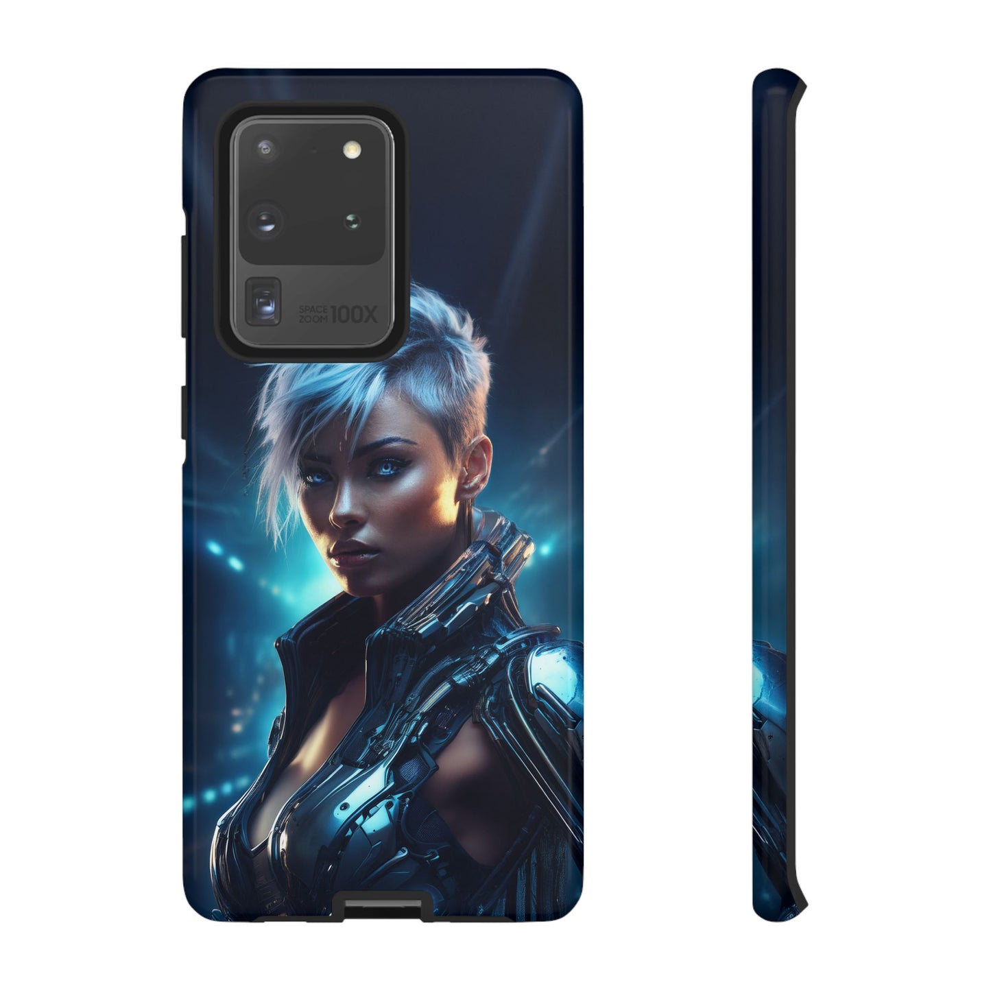 Futuristic Cyberpunk Female Cell Phone Case 027