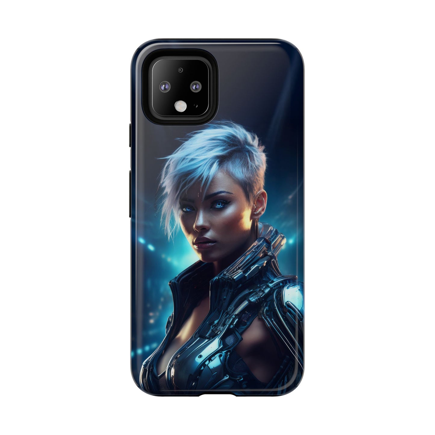 Futuristic Cyberpunk Female Cell Phone Case 027