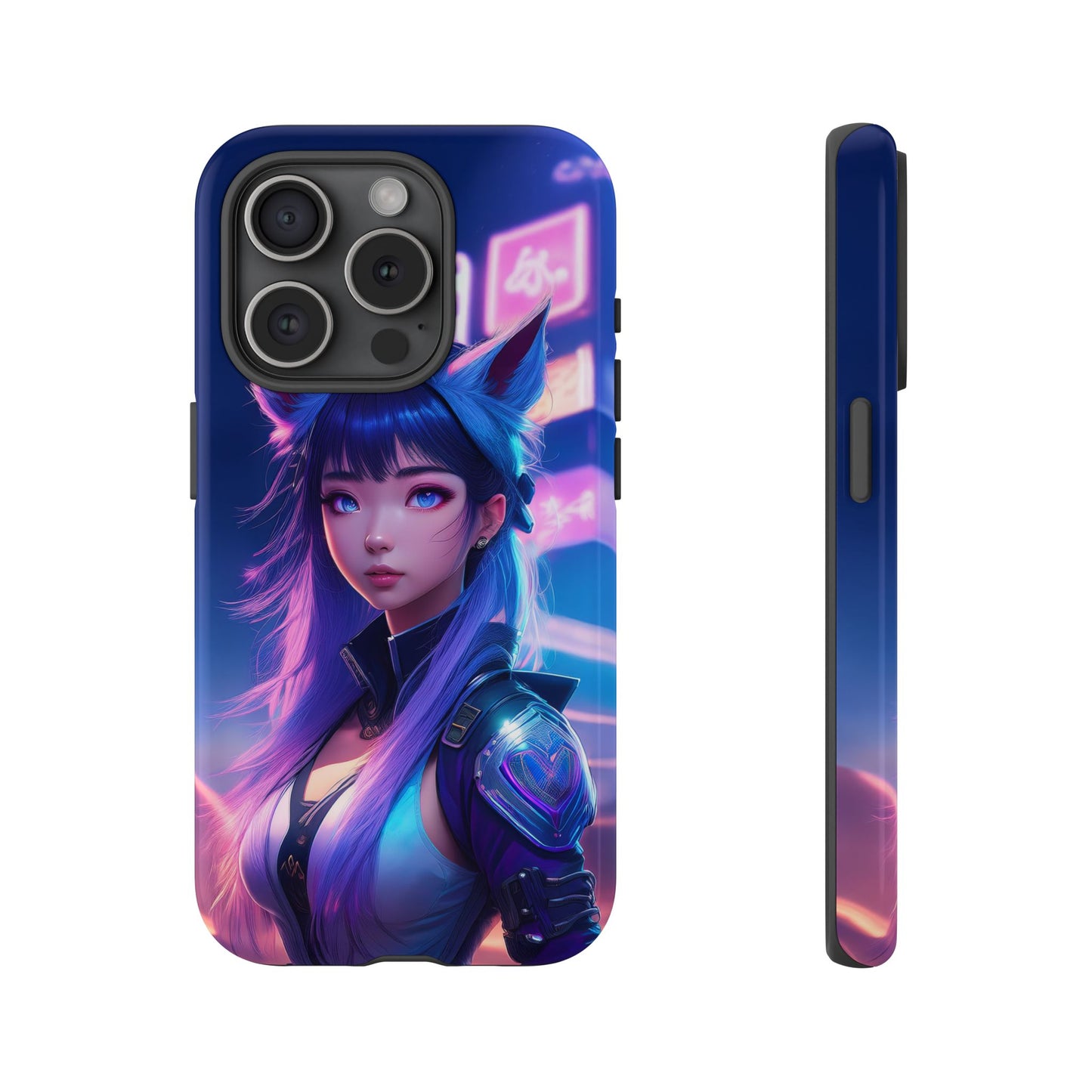 Futuristic Cyberpunk Female Cell Phone Case 010