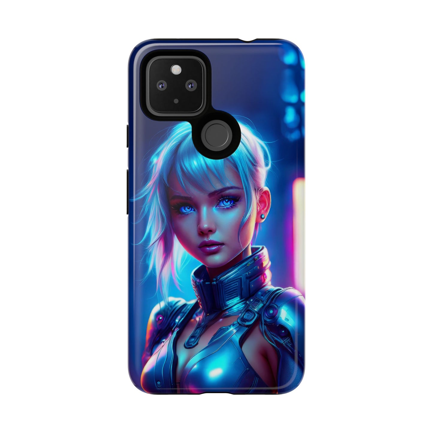 Futuristic Cyberpunk Female Cell Phone Case 013