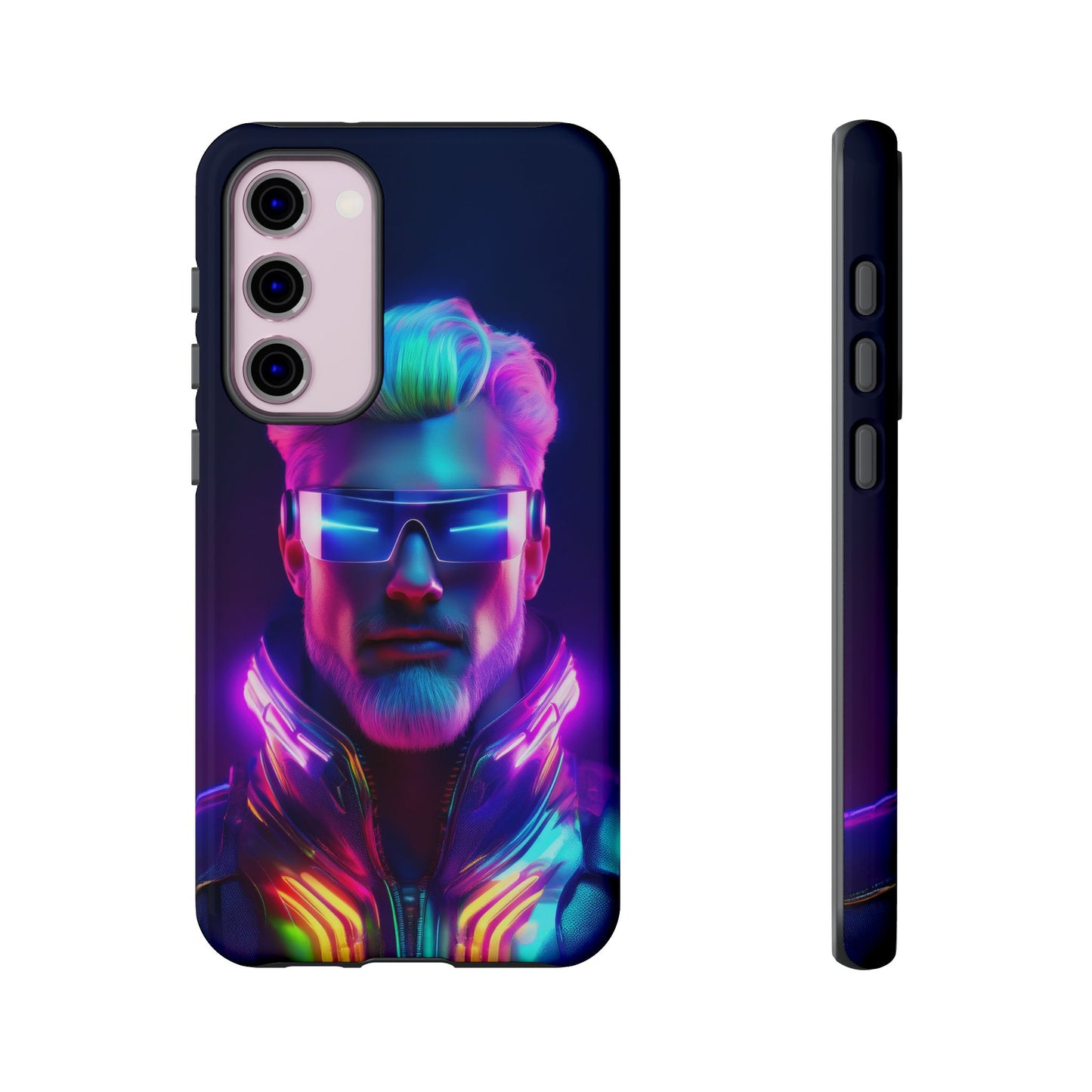 Futuristic Cyberpunk Male Cell Phone Case 026