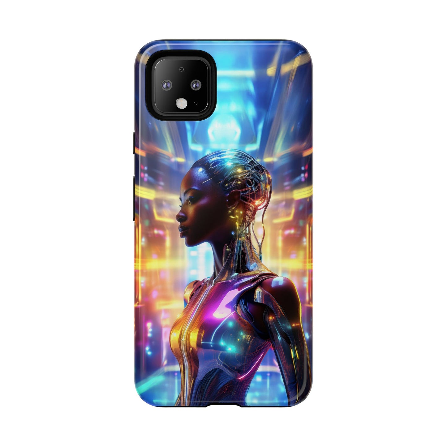 Futuristic Human Android Hybrid Cell Phone Case 011