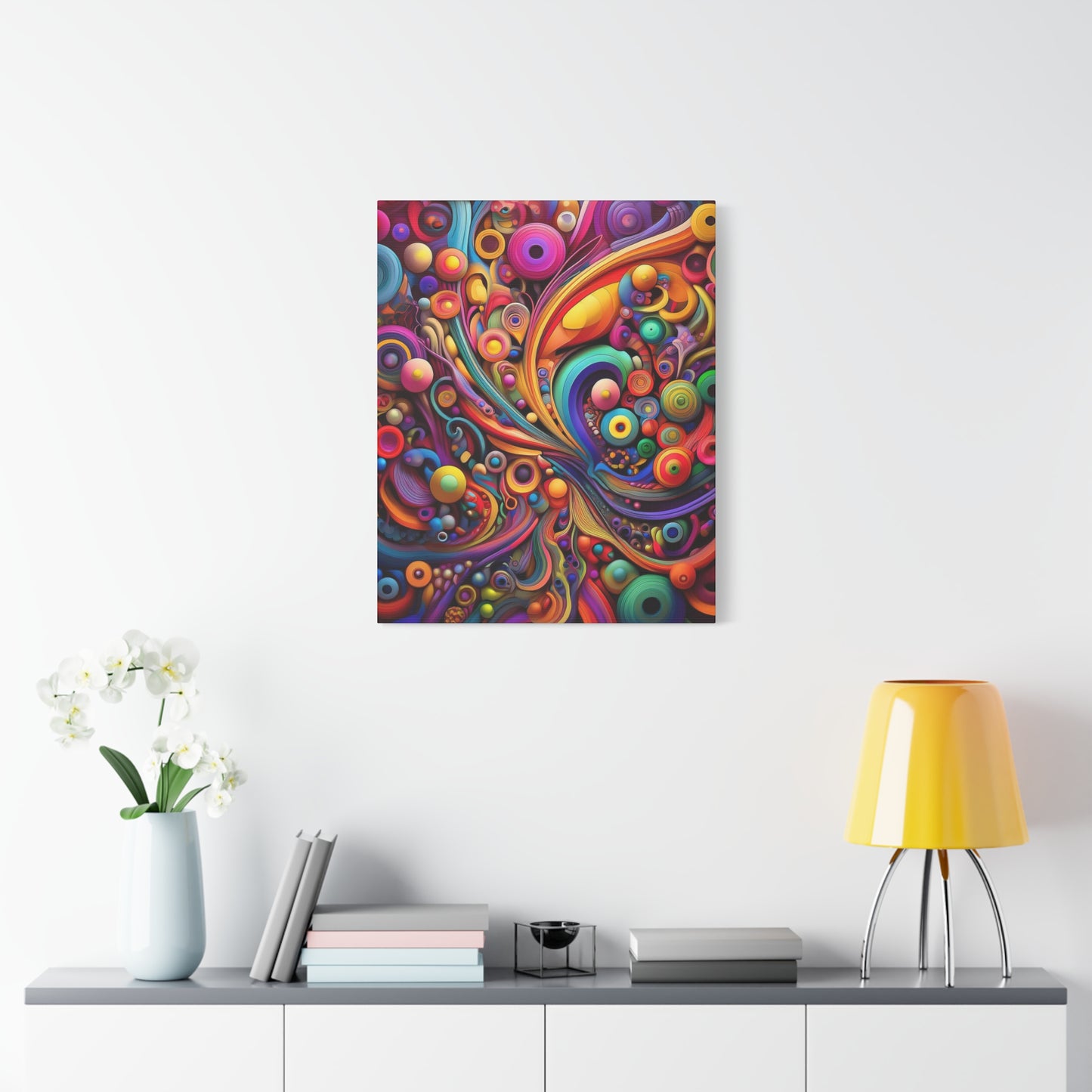 Psychedelic Dream Canvas Wall Art - Colorful Home Decor