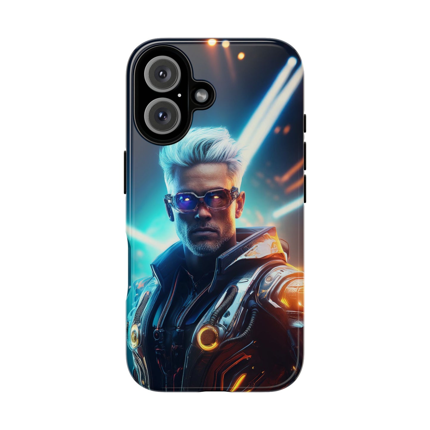 Futuristic Cyberpunk Male Cell Phone Case 013