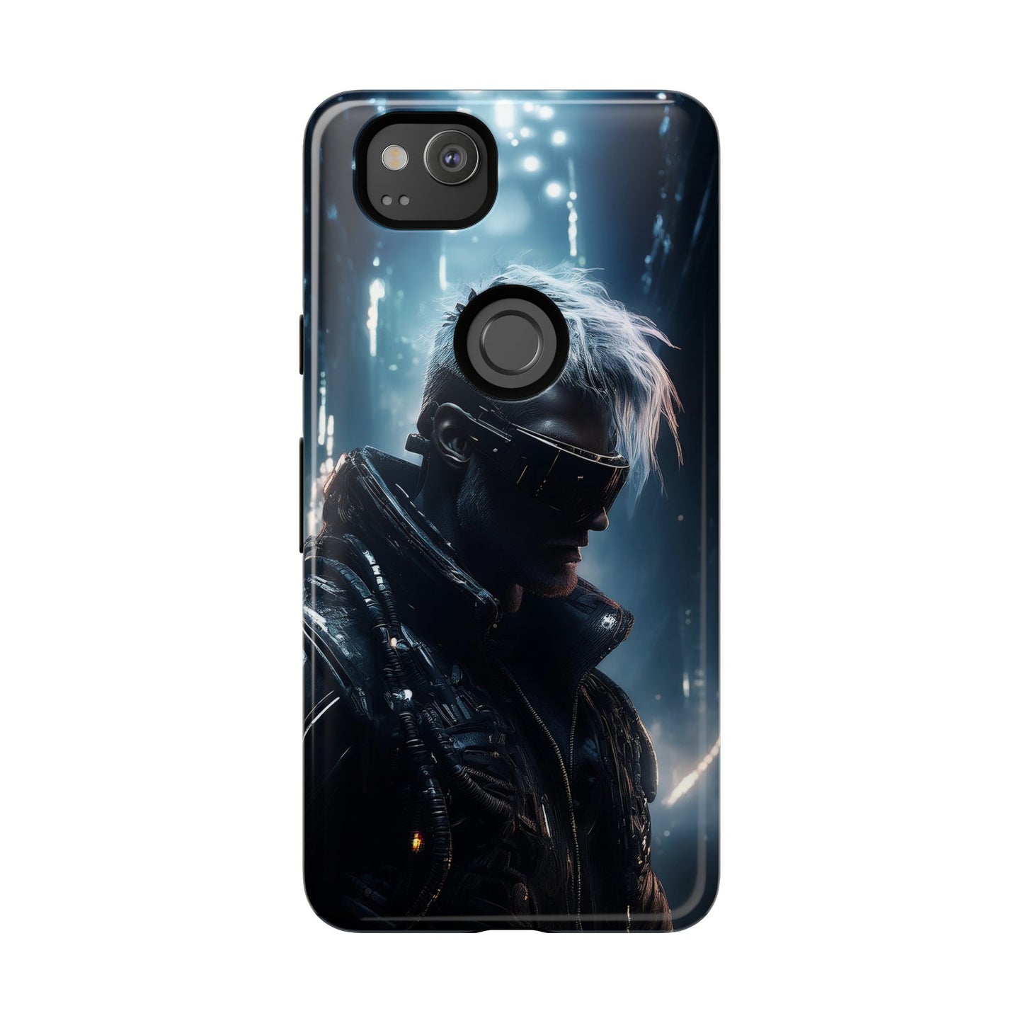 Futuristic Cyberpunk Male Cell Phone Case 025