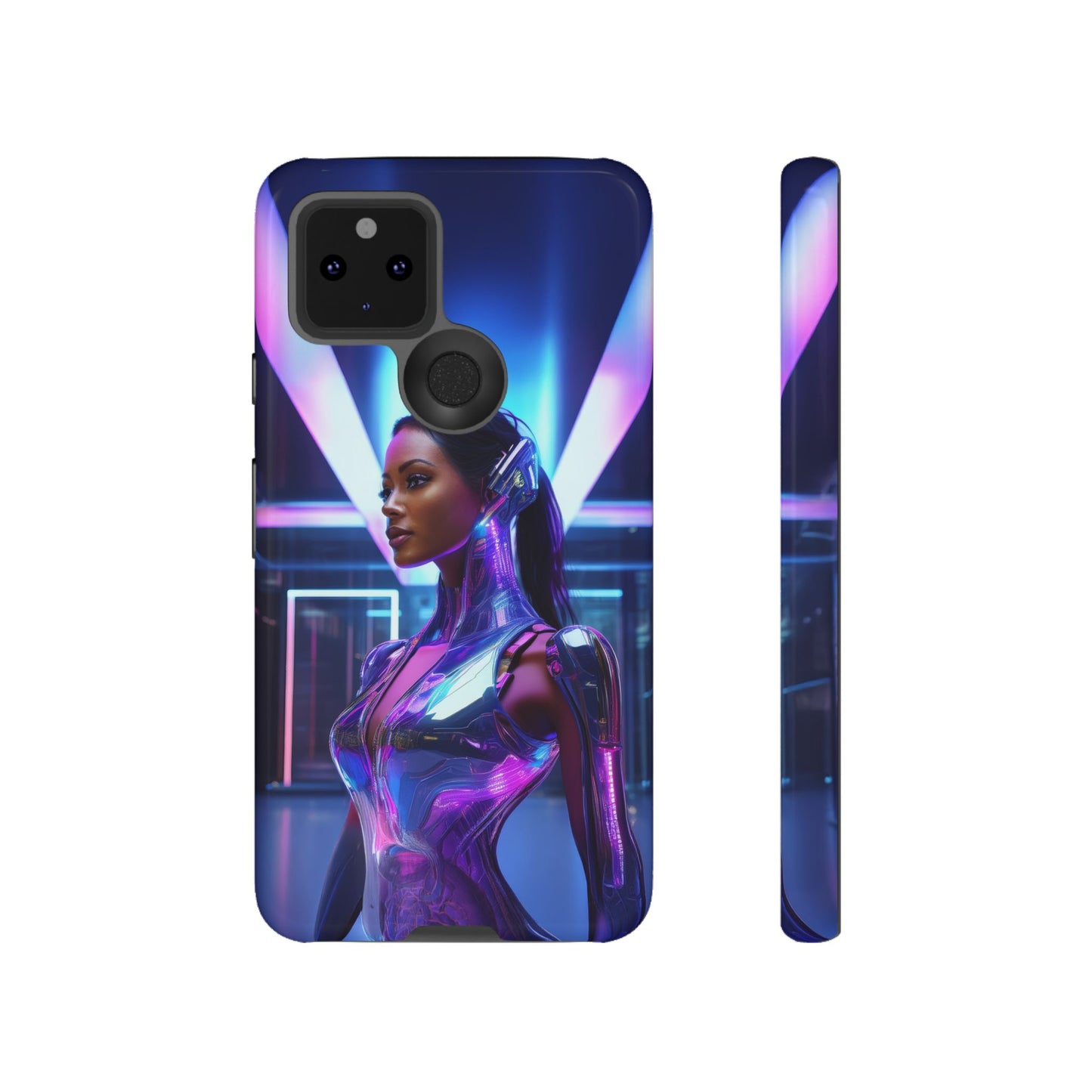 Futuristic Human Android Hybrid Cell Phone Case 017