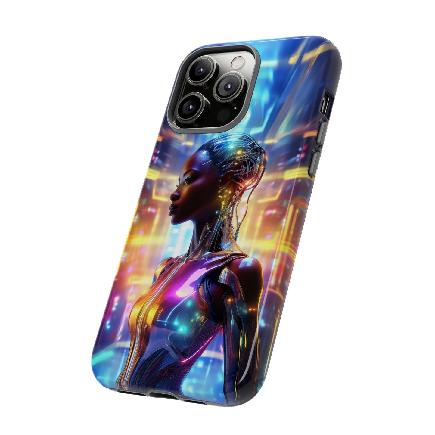 Futuristic Human Android Hybrid Cell Phone Case 011