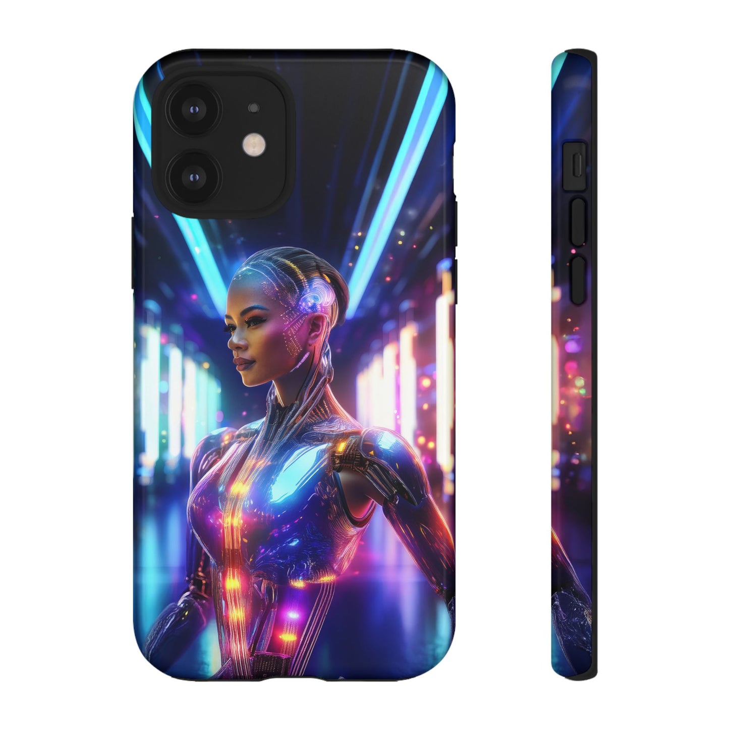 Futuristic Human Android Hybrid Cell Phone Case 010