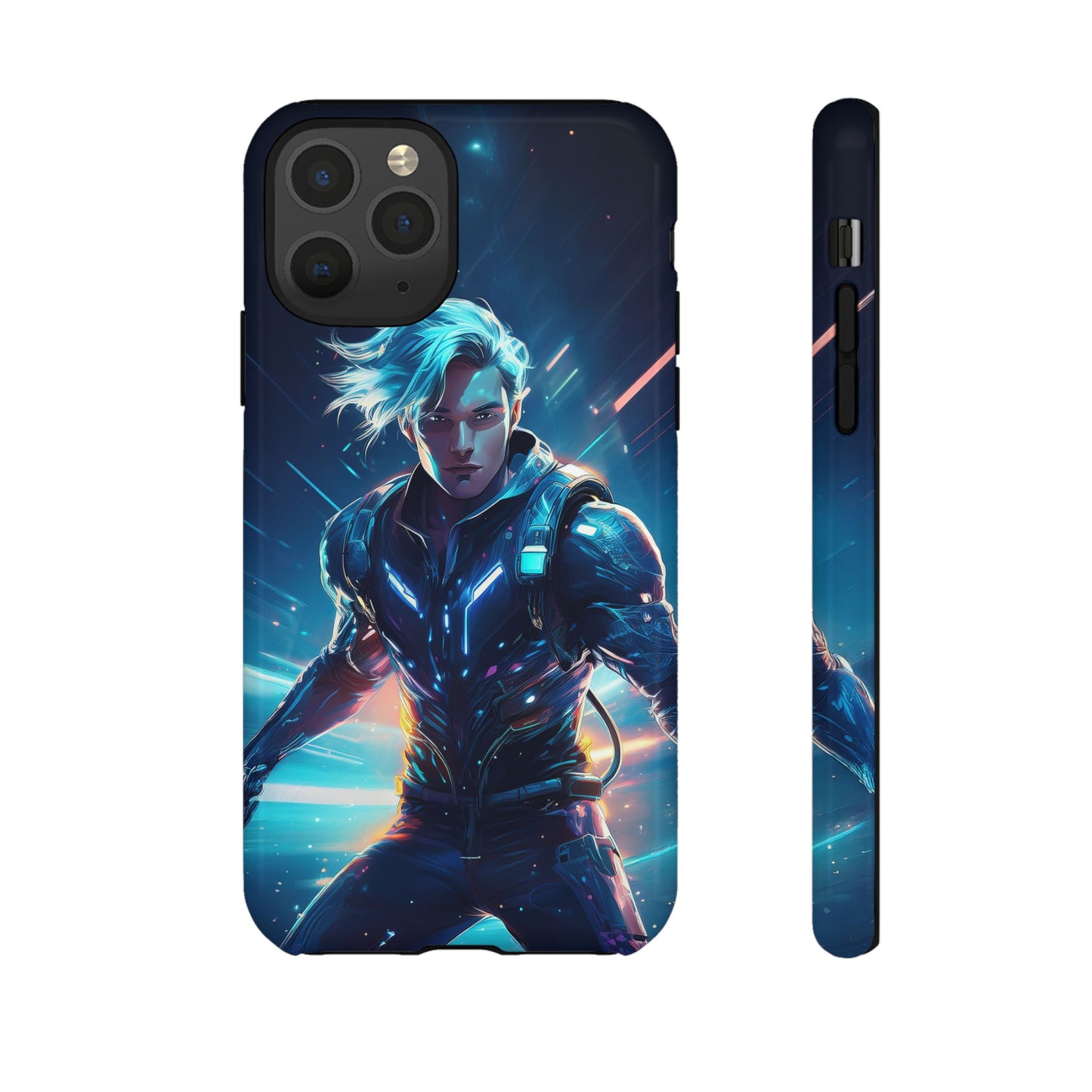 Futuristic Cyberpunk Male Cell Phone Case 024