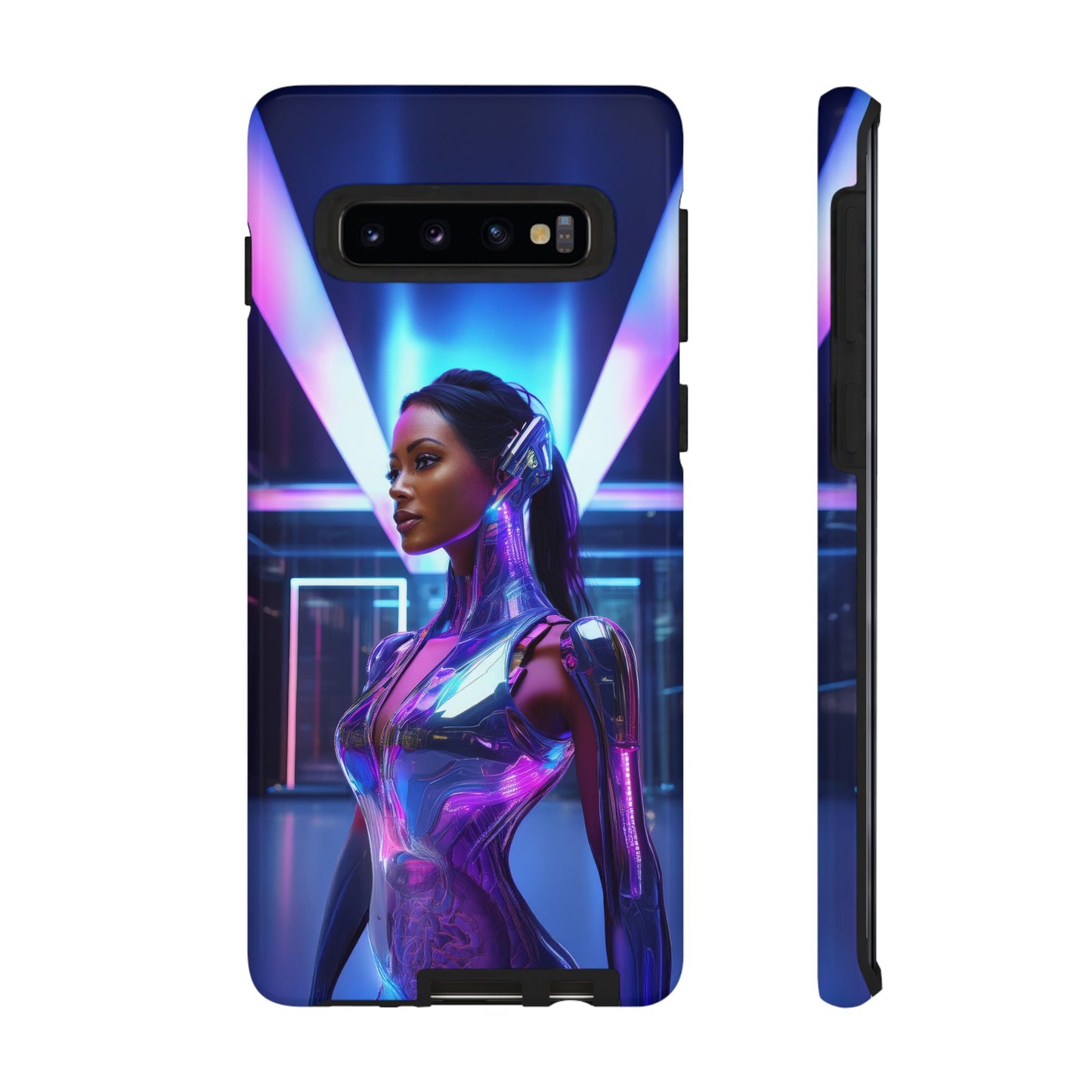 Futuristic Human Android Hybrid Cell Phone Case 017