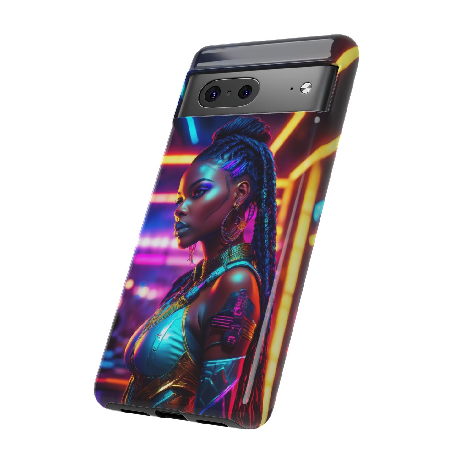 Futuristic Cyberpunk Female Cell Phone Case 006