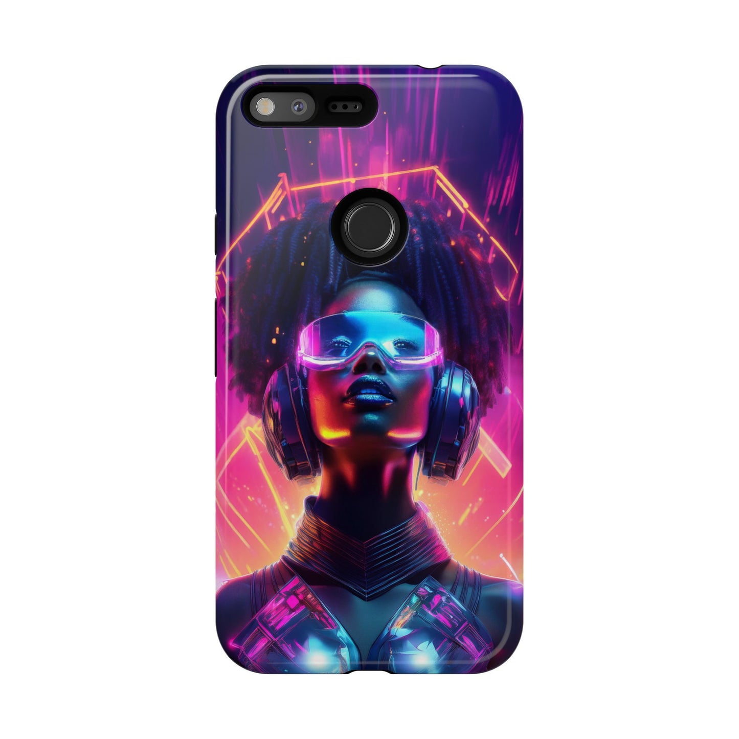 Futuristic Cyberpunk Female Cell Phone Case 030