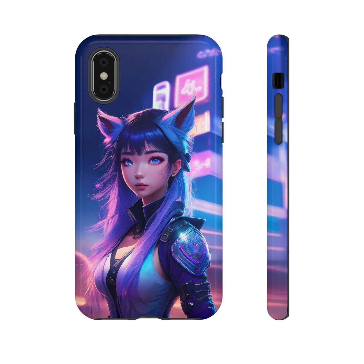 Futuristic Cyberpunk Female Cell Phone Case 010