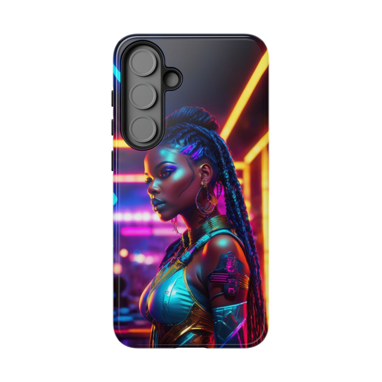 Futuristic Cyberpunk Female Cell Phone Case 006