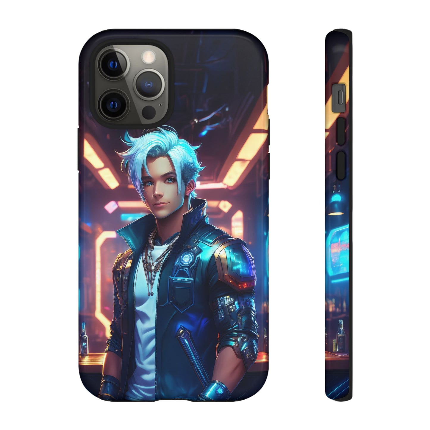 Futuristic Cyberpunk Male Cell Phone Case 009