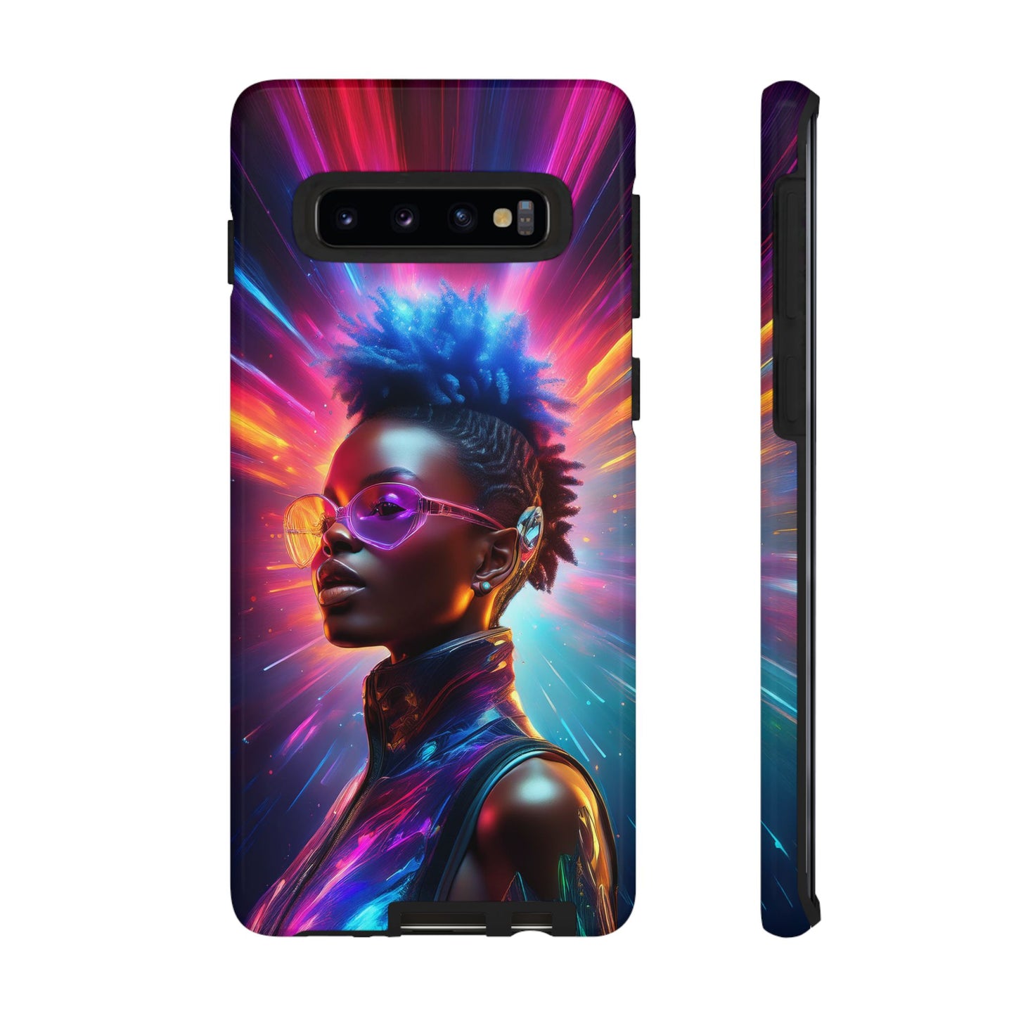 Futuristic Cyberpunk Female Cell Phone Case 026