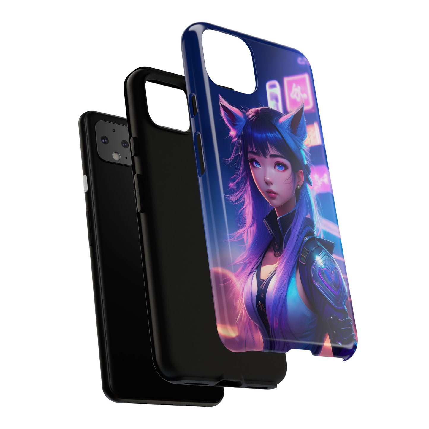 Futuristic Cyberpunk Female Cell Phone Case 010