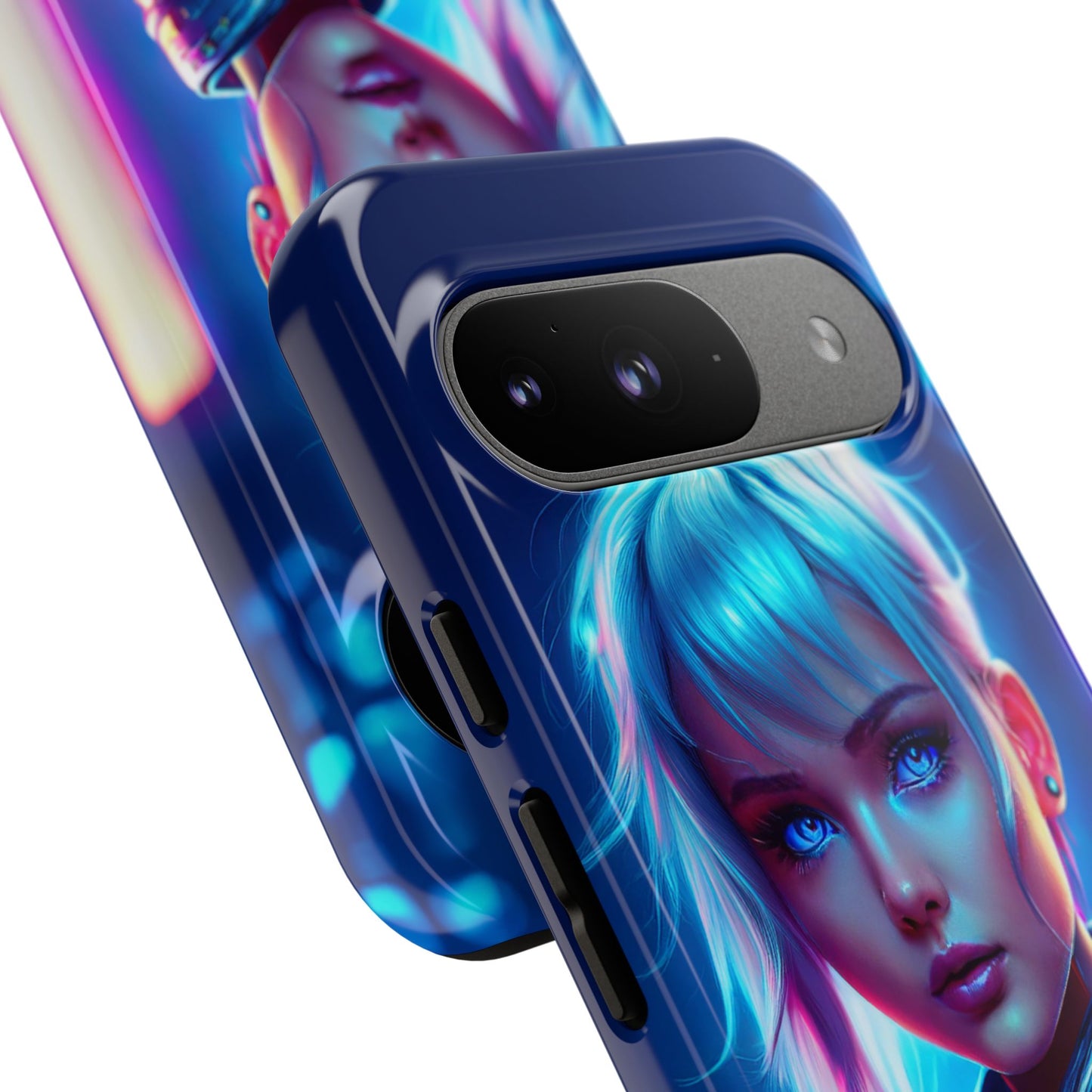 Futuristic Cyberpunk Female Cell Phone Case 013